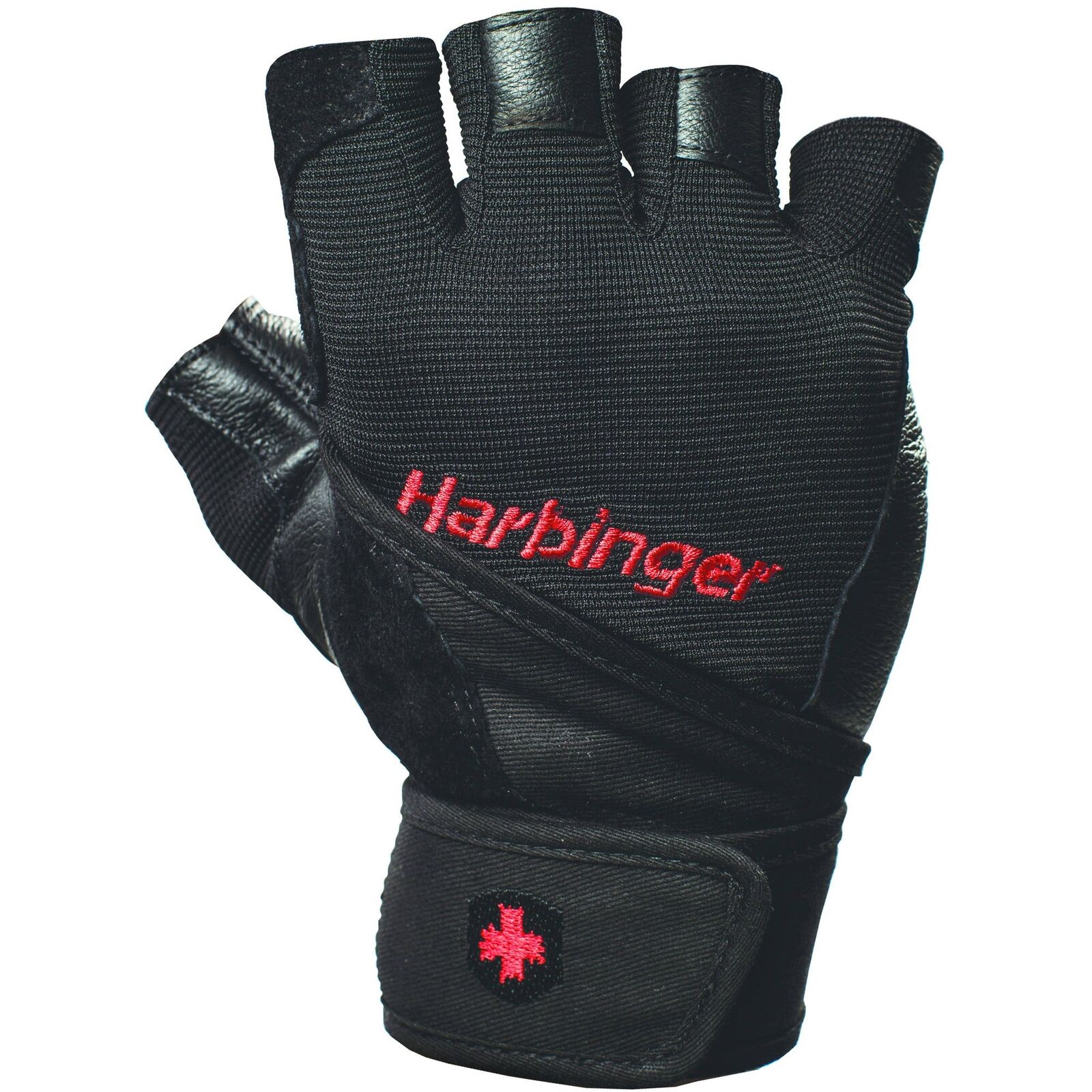 Harbinger Gym Exercise Pro Wristwrap - Black - 360029