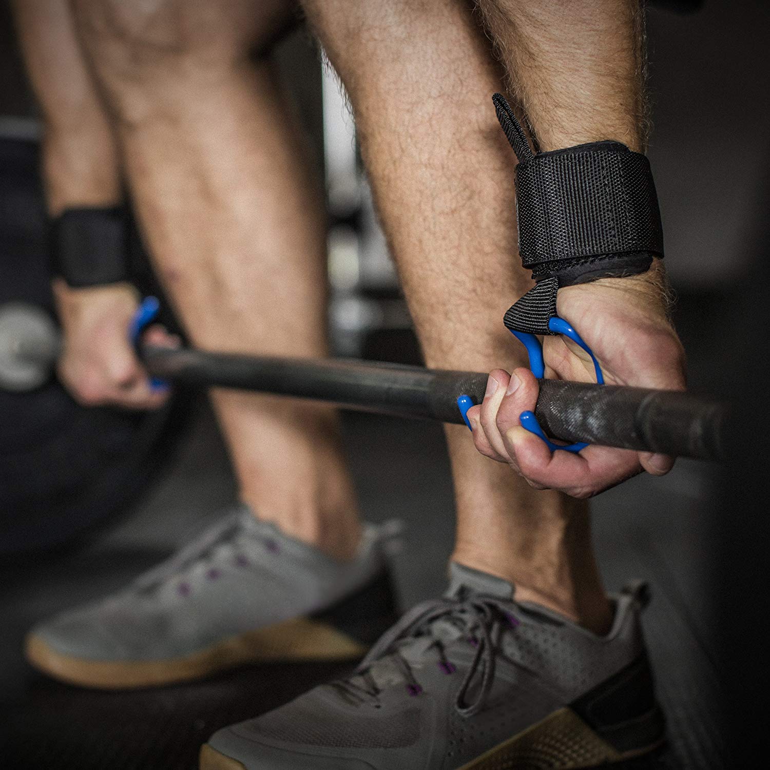 Harbinger Lifting Hooks - Black/Blue