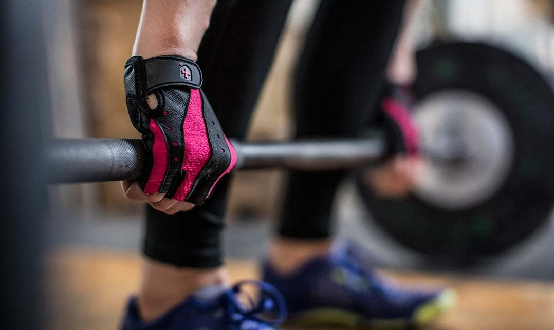 Harbinger Gym Exercise Glove Pro Wash & Dry - Black/Pink - 361491