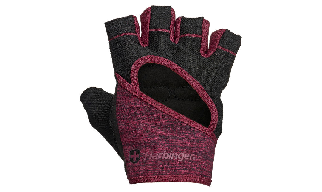 Harbinger Gym Exercise Glove Women's Flexfit Gloves (New) - Merlot - 21496