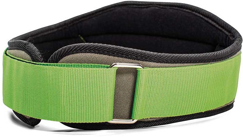 Harbinger Gym Exercise Belt Women'S Contoured Flexfit Belt - Green/Black - 20899