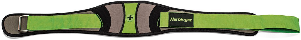 Harbinger Gym Exercise Belt Women'S Contoured Flexfit Belt - Green/Black - 20899