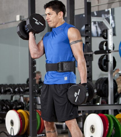 Harbinger Gym Exercise Belt Firm Fit Contoured Belt - Black - 360982