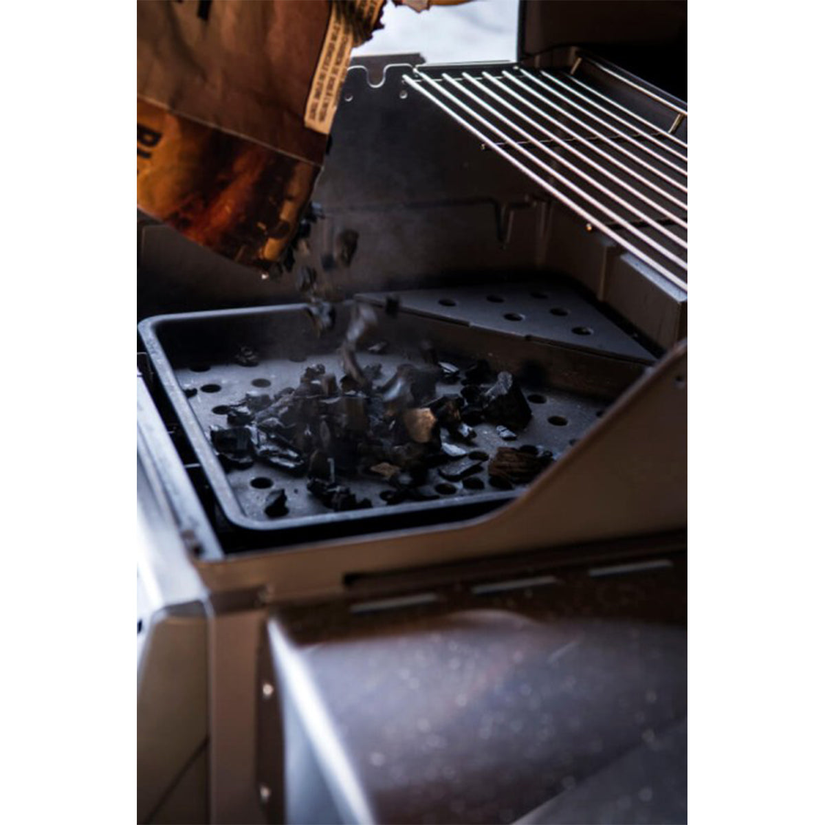 Napoleon Cast iron charcoal and smoker tray