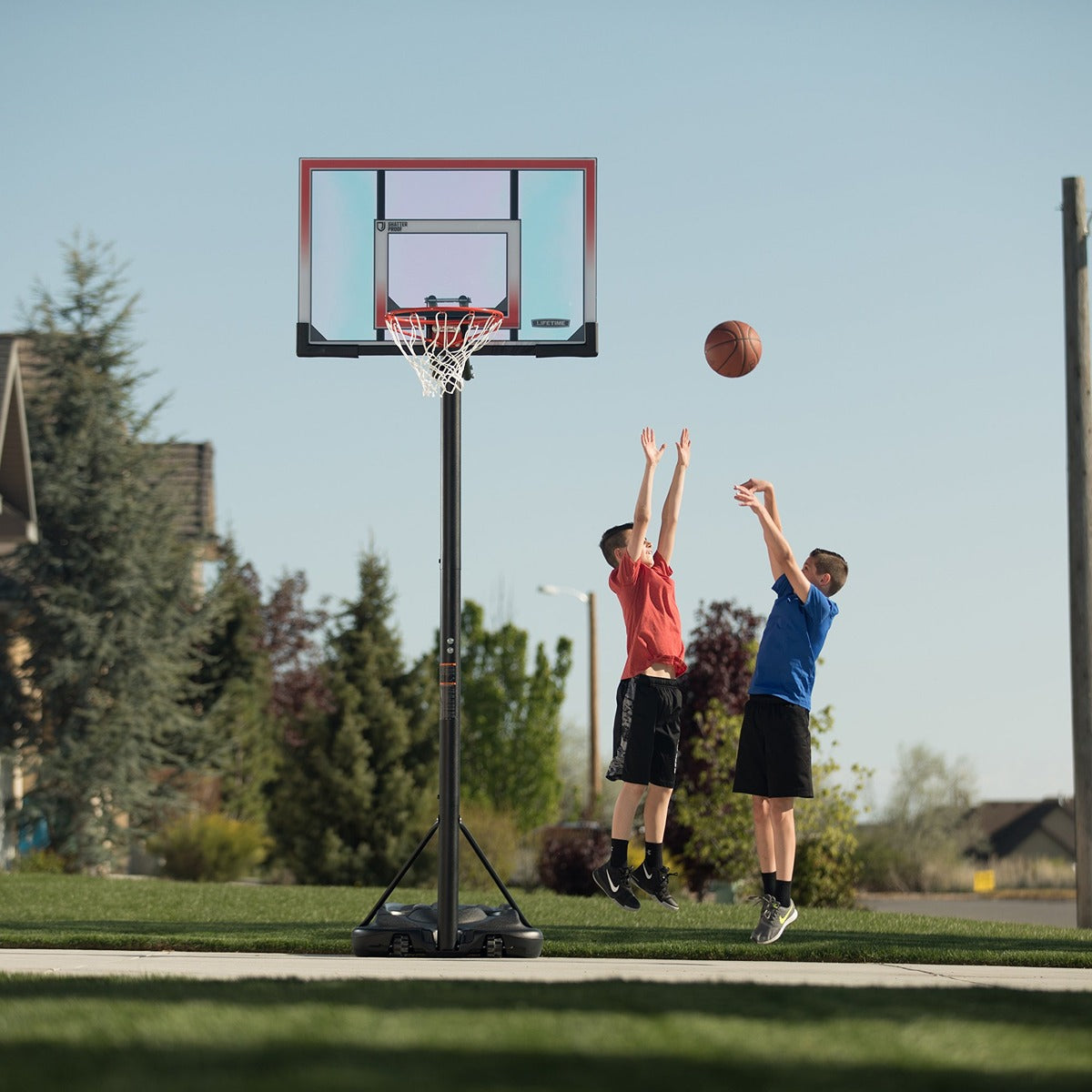 Lifetime Basketball,XL Portable, Action Grip, Slam it 71566