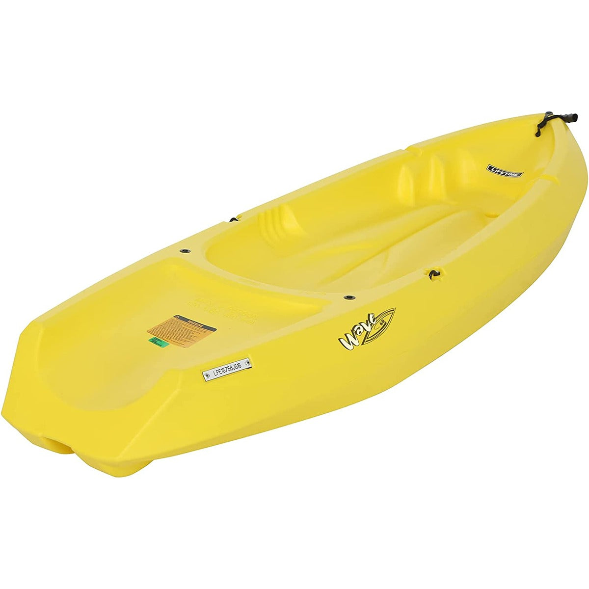 Lifetime Wave 72" Youth Kayak with Paddle, Yellow 6FT