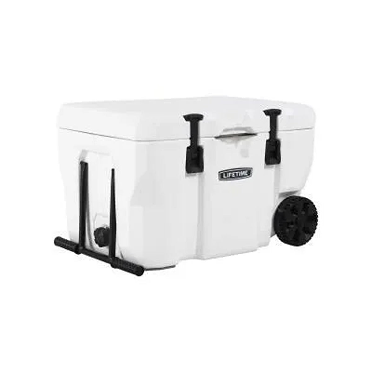 Lifetime Cooler, 55 quart, Arctic White, with wheels
