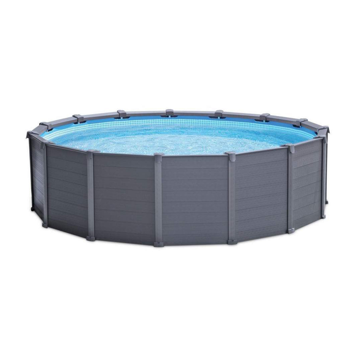 Intex Graphite Panel Frame Pool 478 x 124 cm