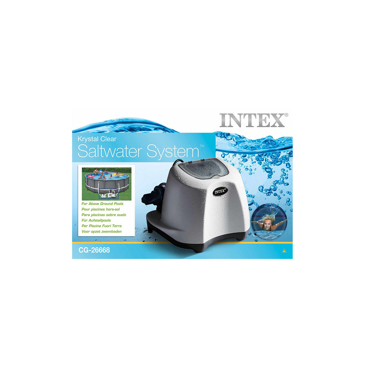 Intex Pool Sanitation Krystal Clear Saltwater System up to 26500 ltrs