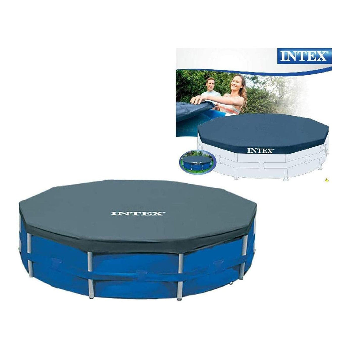Intex Metal Pool Cover 366cm