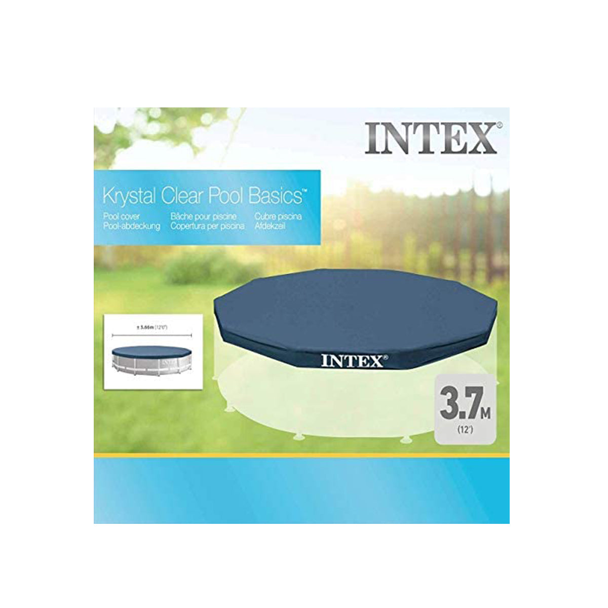 Intex Metal Pool Cover 366cm