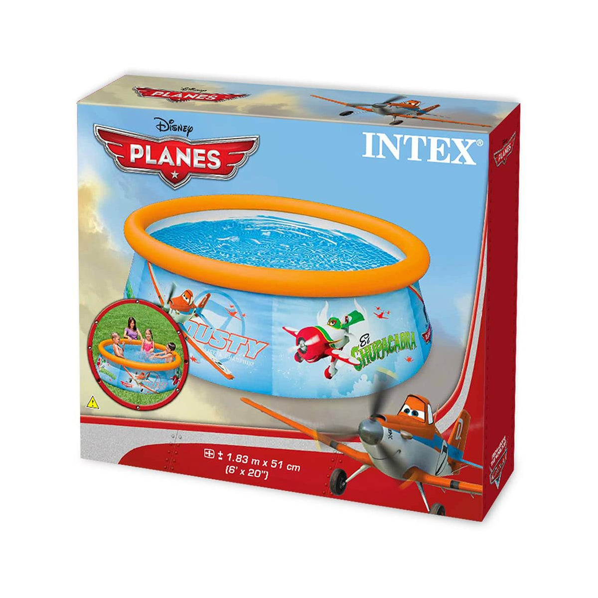 Intex Planes Easy Play Pool 1.83*51cm - 28102