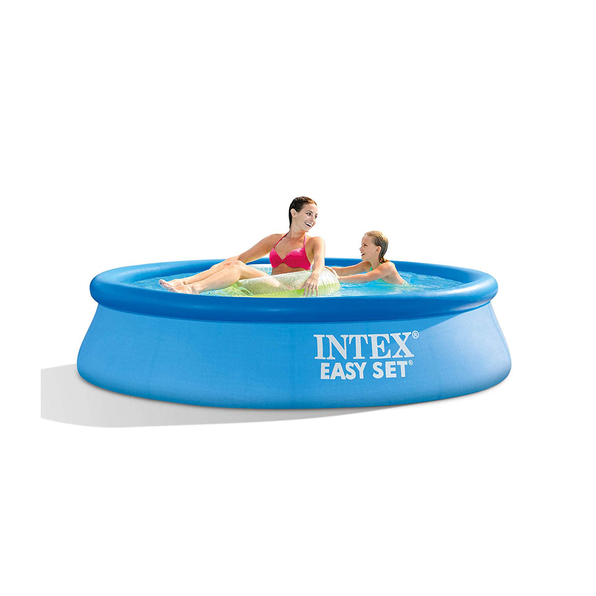 Intex Easy Set Inflatable Puncture Resistant Family Swimming Pool 28106 - 8Ft X 24 Inch