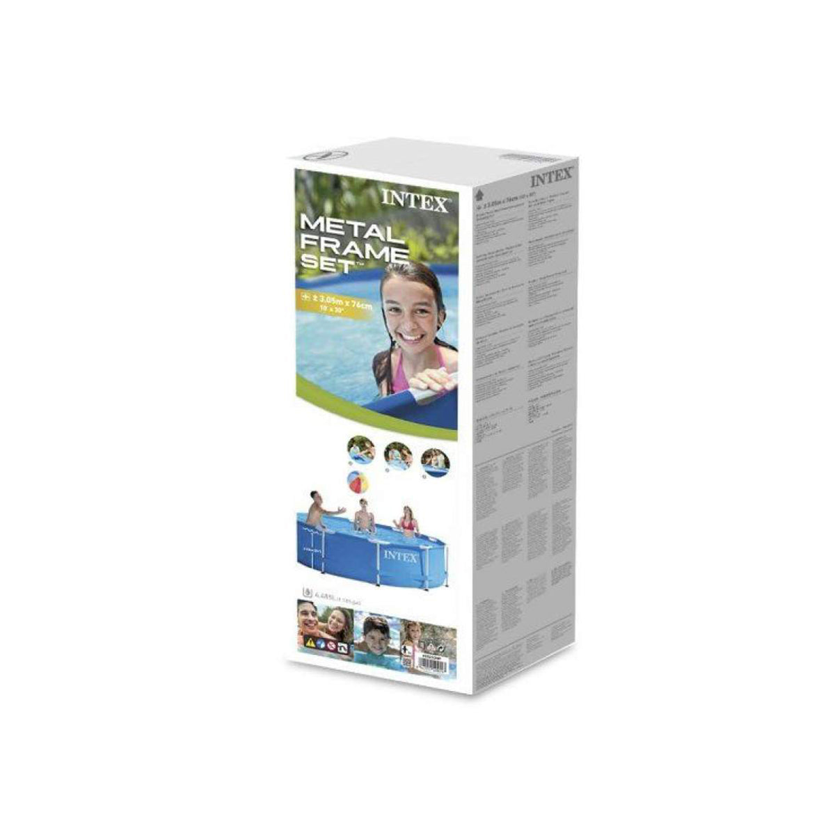 Intex Metal Frame Pool Set - 305cm*76cm (28200)