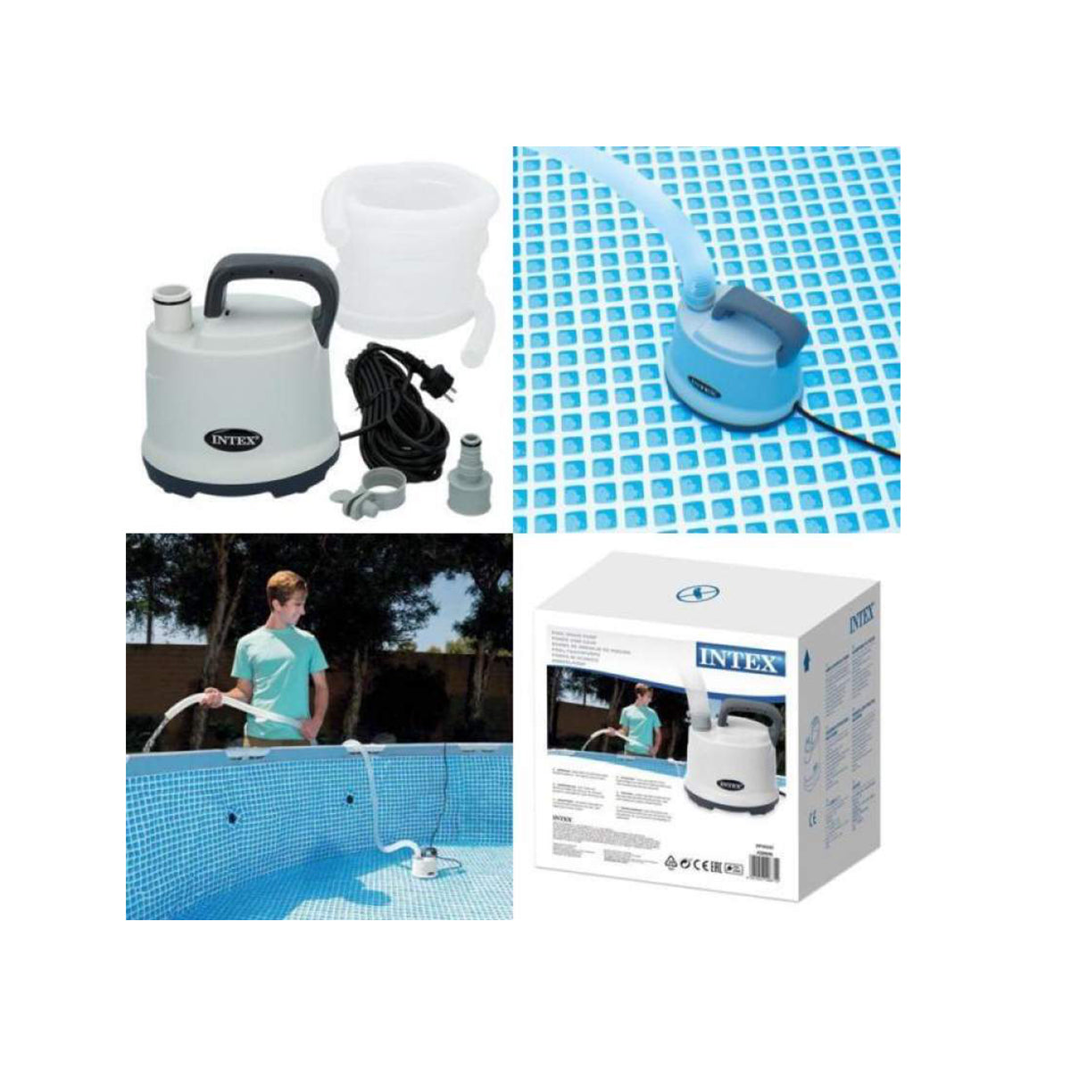 Intex Drainage Pump for Pumping Water from the Pool - 28606