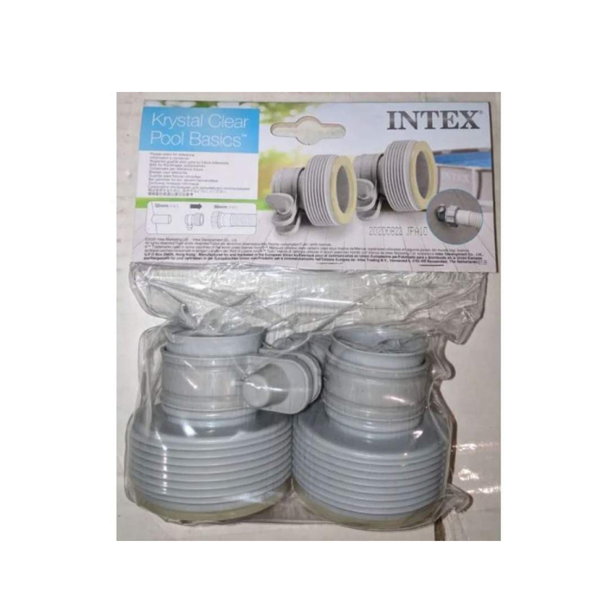 Intex Transition Couplings Adaptors for Sand Filters and Pools Set of 2 D-38-32mm