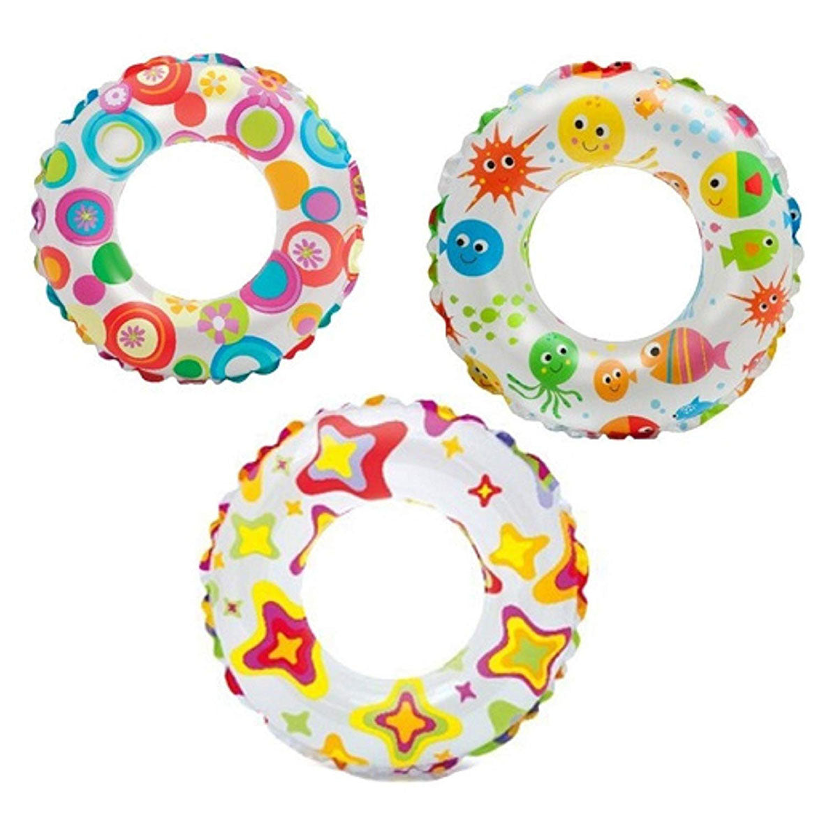 Intex Lively Print Rings (61Cm) Age 6To10