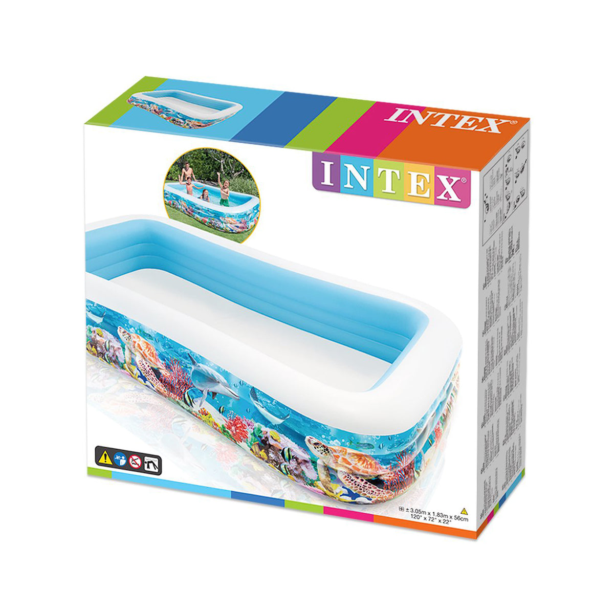 Intex Family Pool 305cm*183cm*56cm