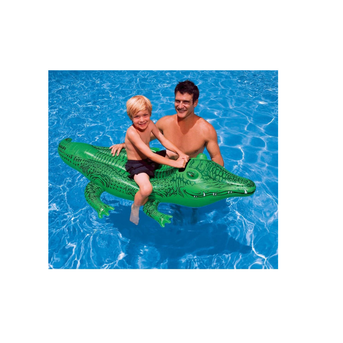 Intex Crocodile Ride-On Inflatable Swimming Pool Float
