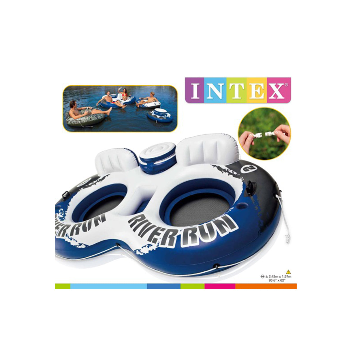 Intex River Run 2 Inflatable Swim Tube