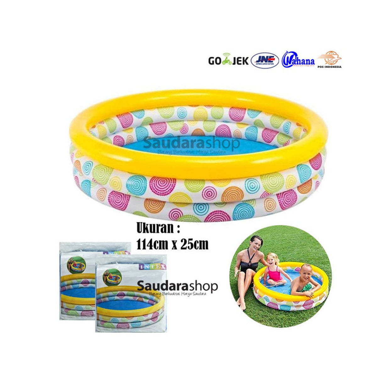 Intex Wild Geometry Color Wave Pool