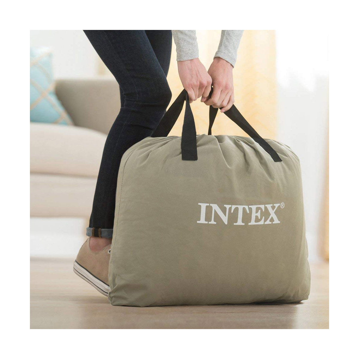 Intex Twin Pillow Rest Mid-Rise Airbed