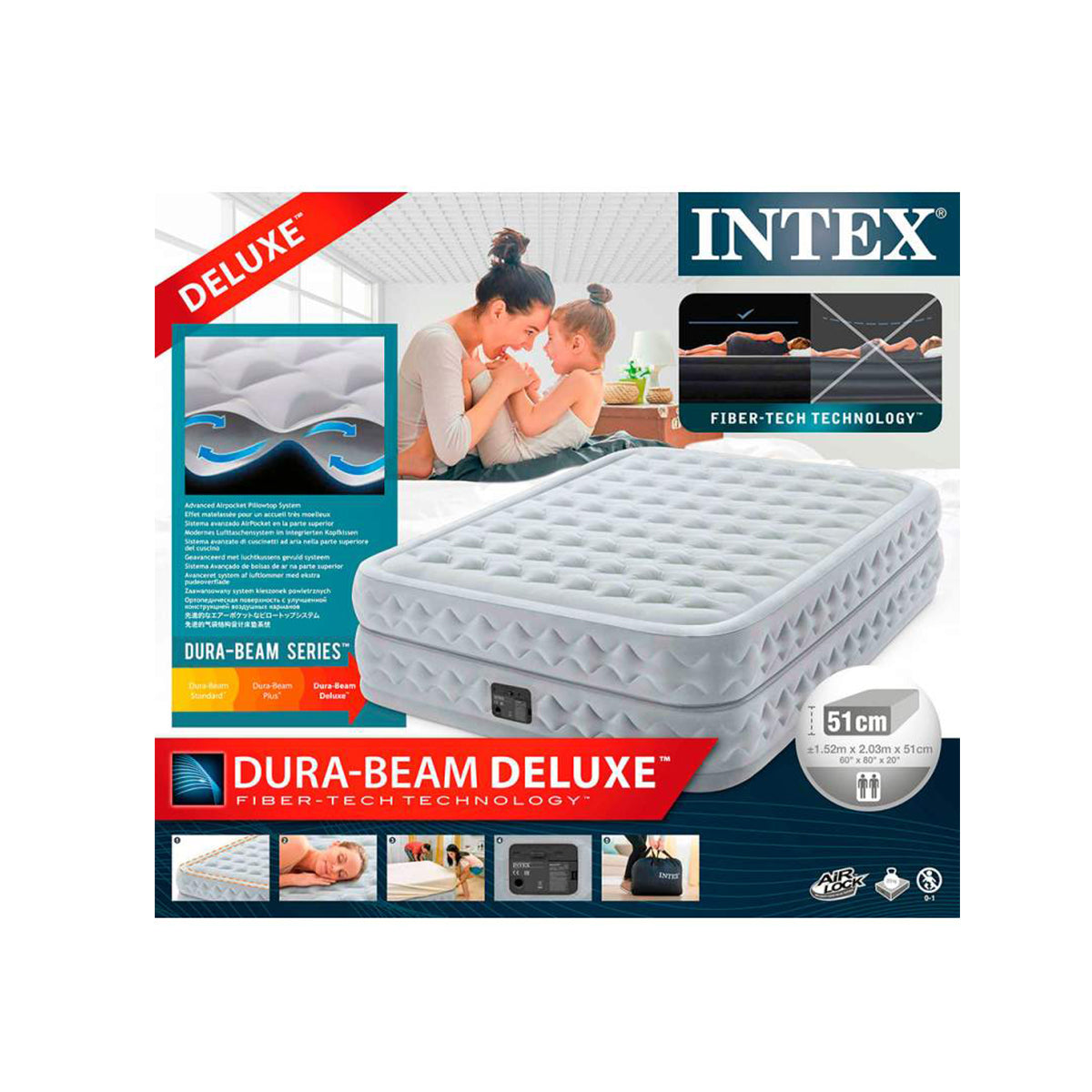Intex Queen Supreme Airbed 1.52m*2.03*51cm