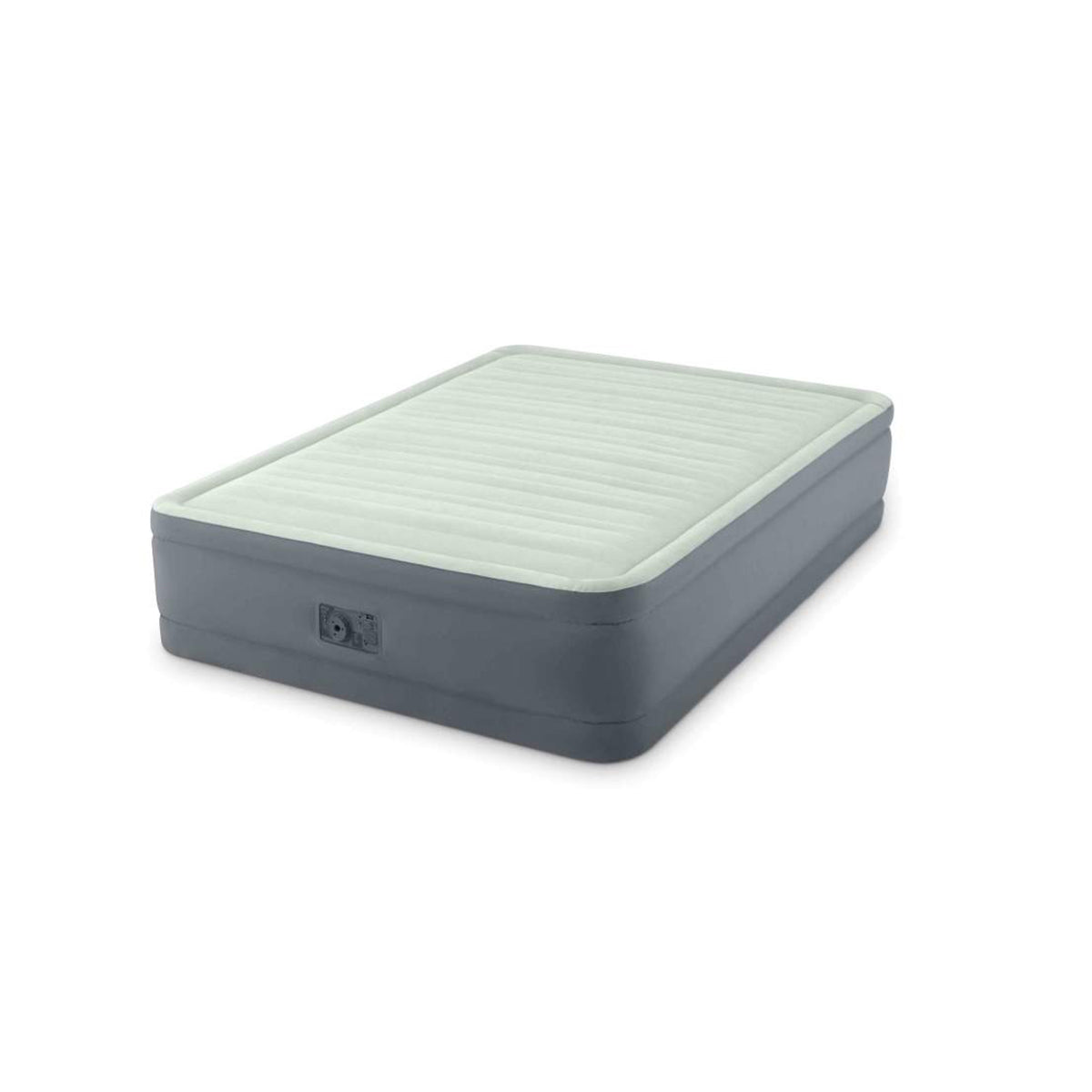 Intex Premium Inflatable Elevated Double Bed With Built-In Pump