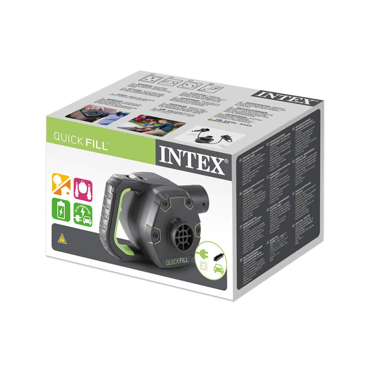 Intex Rechargeable Electric Pump For Indoor And Outdoor Use 66642