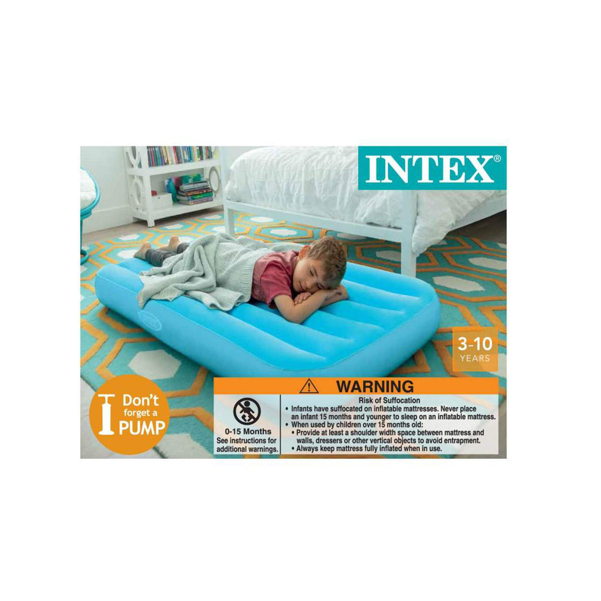 Intex Cozy Kids Airbeds 88cm*1.57m*18cm