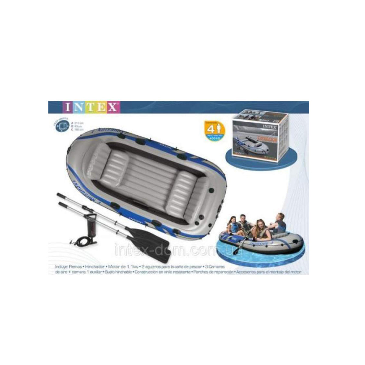 Intex Excursion 4 Set Boat