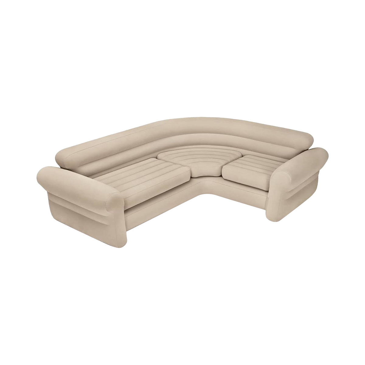 Intex Inflatable Corner Sofa for Indoor Use with Arm Rest