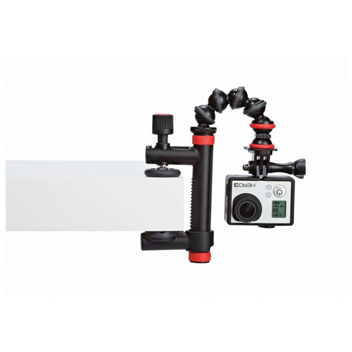 Joby Action Clamp & Gorillapod Arm (Black/Red)