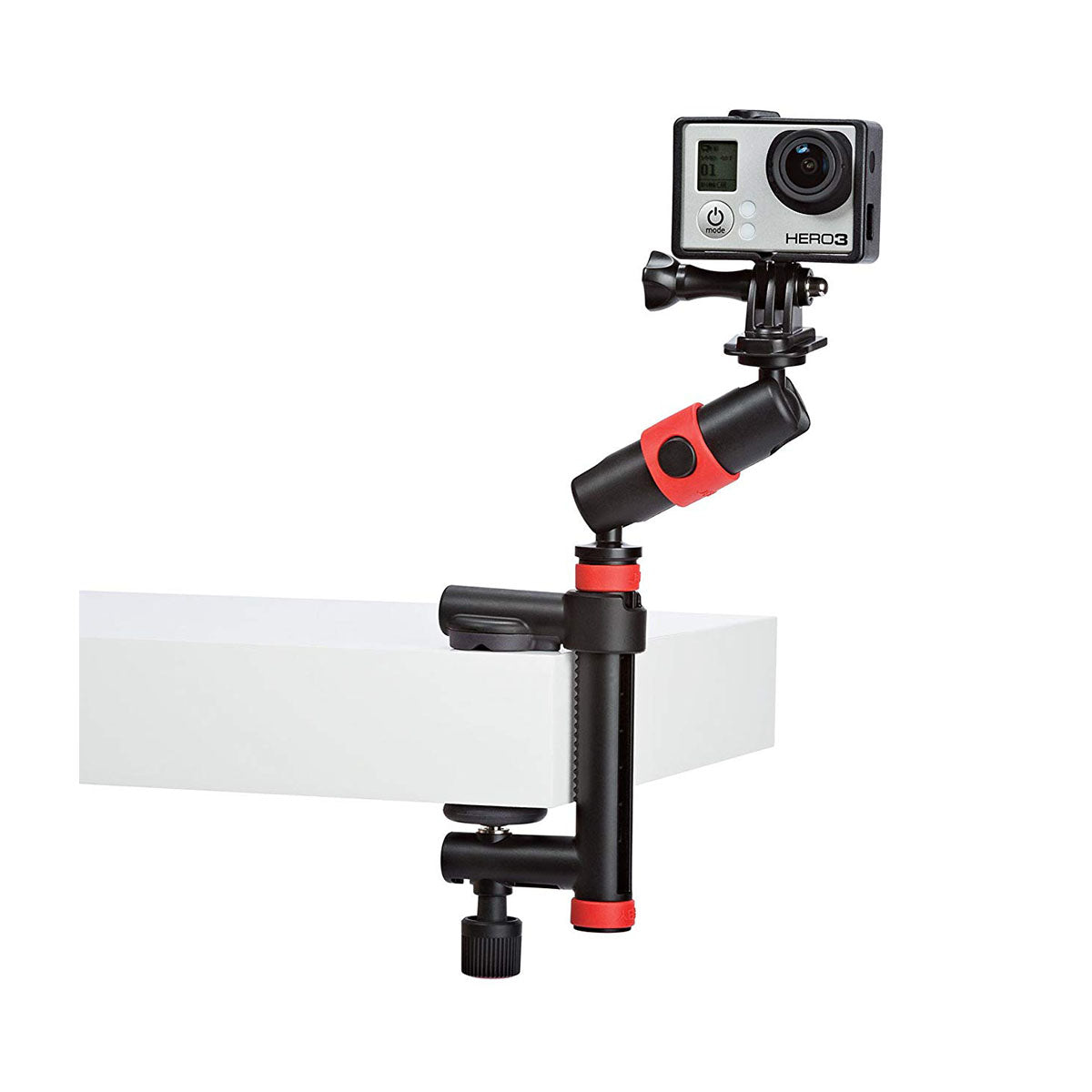 Joby Action Clamp & Locking Arm (Black/Red)