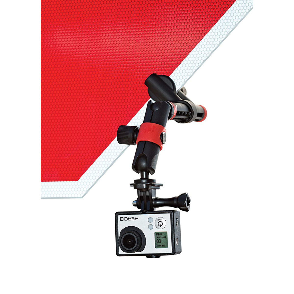 Joby Action Clamp & Locking Arm (Black/Red)