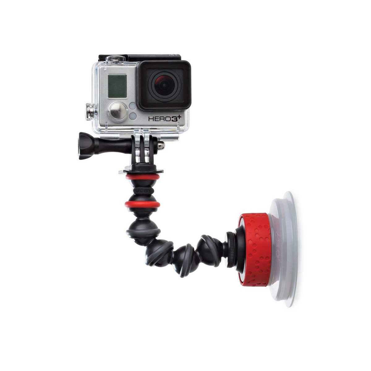 Joby Suction Cup & Gorillapod Arm (Black/Red)