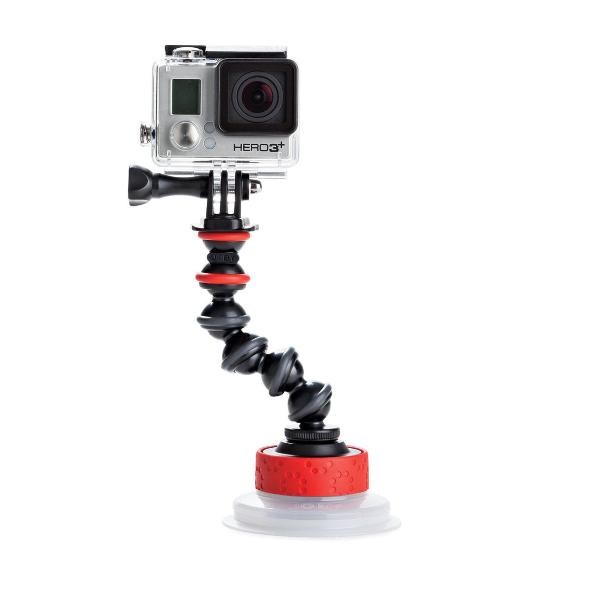 Joby Suction Cup & Gorillapod Arm (Black/Red)