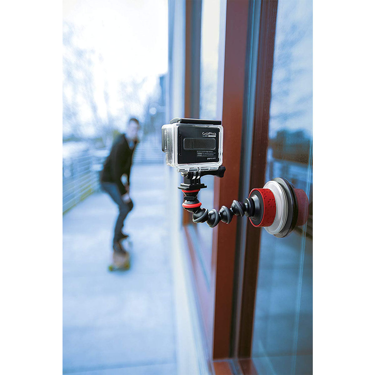 Joby Suction Cup & Gorillapod Arm (Black/Red)