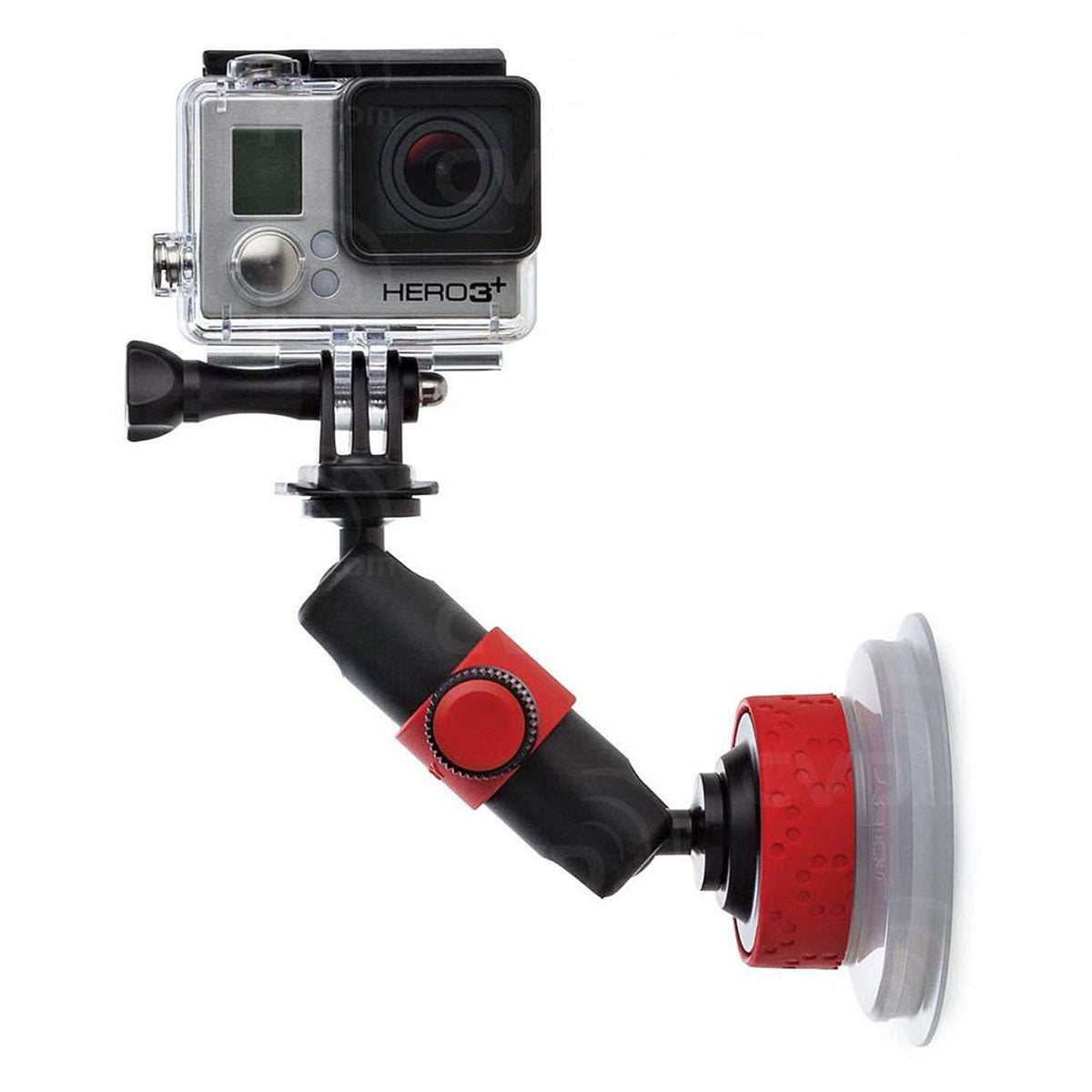 Joby Suction Cup & Locking Arm (Black/Red)