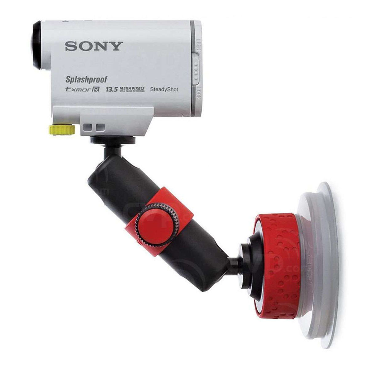 Joby Suction Cup & Locking Arm (Black/Red)