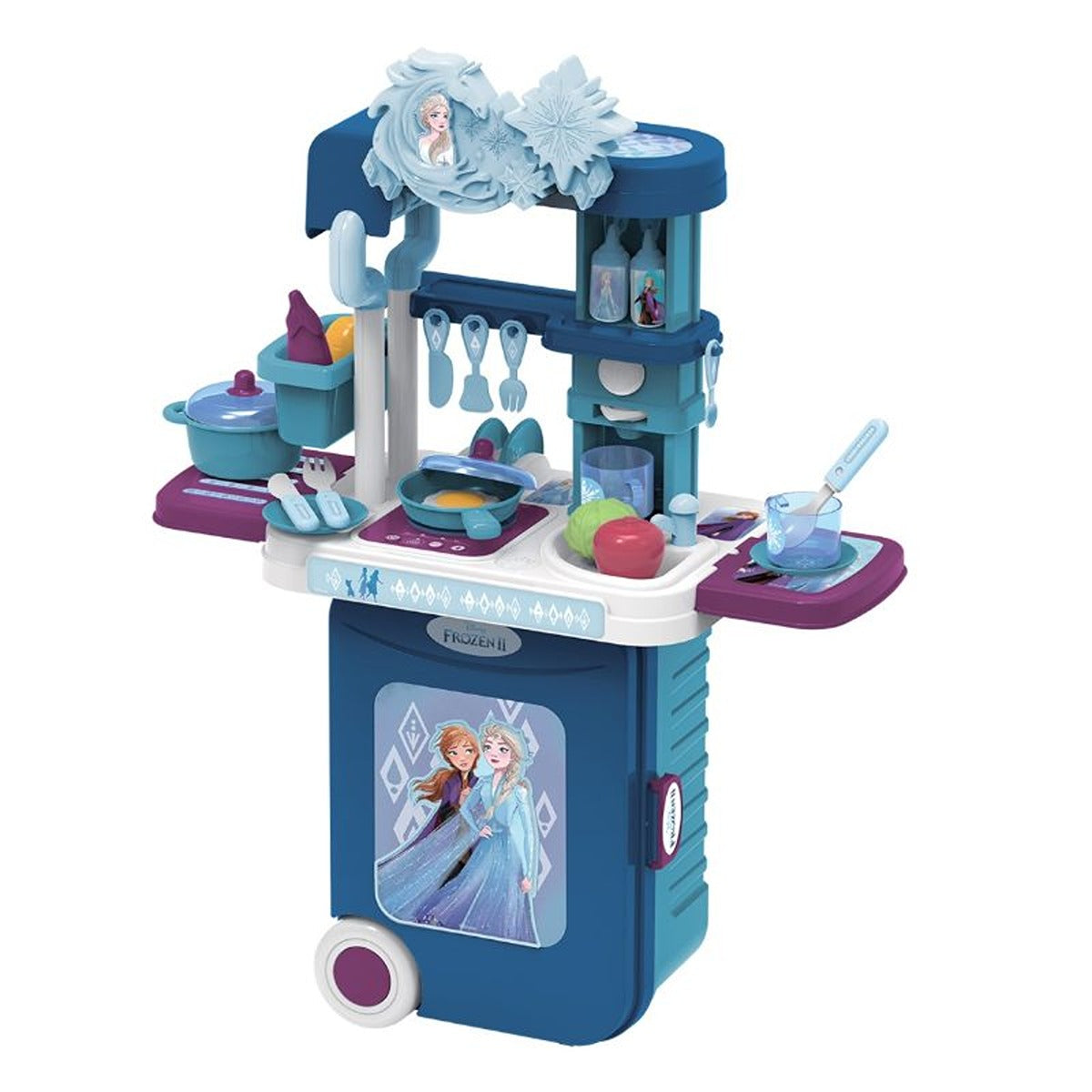 JAKKS FROZEN2-KITCHEN-TROLLEY-CASE-3IN1