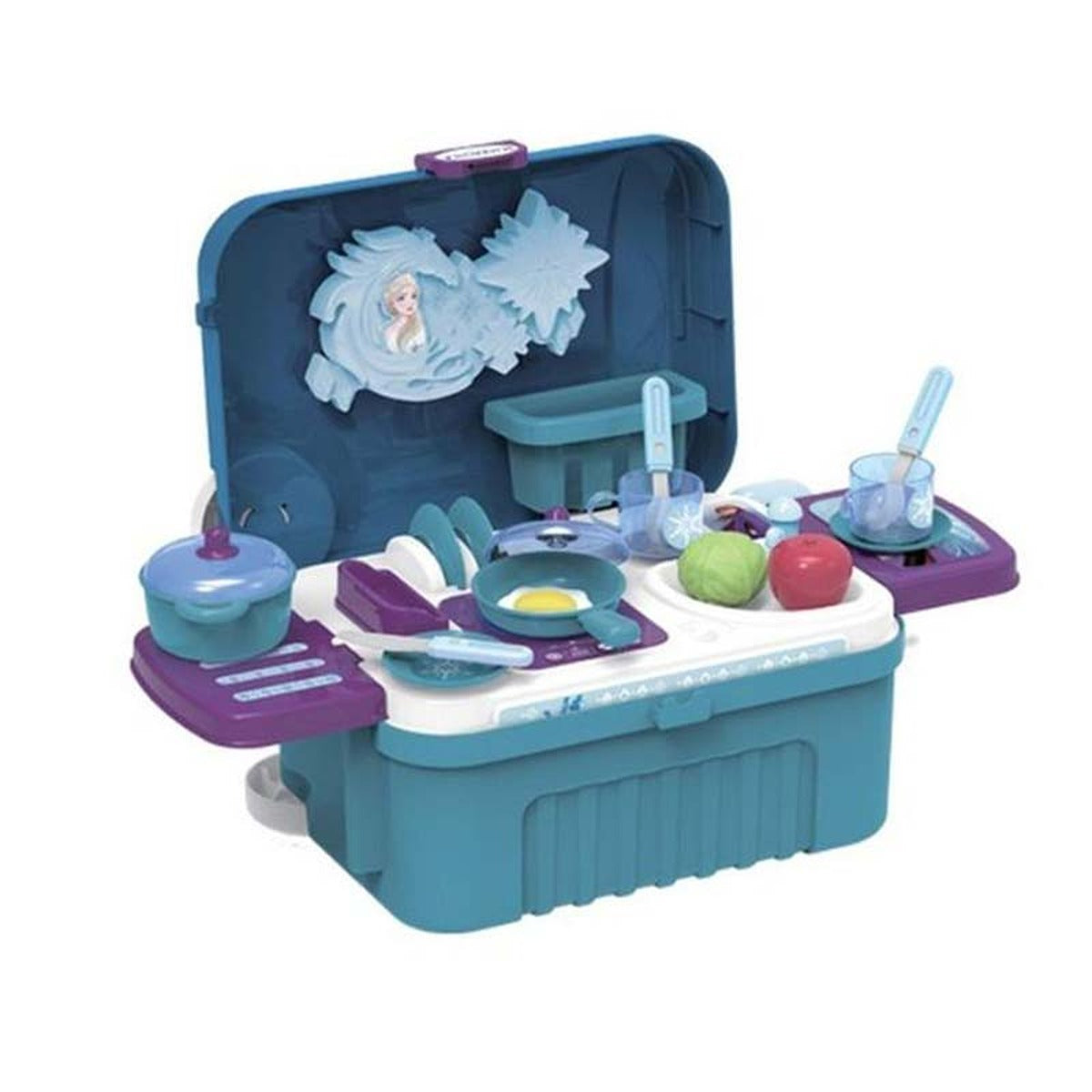 JAKKS FROZEN2-KITCHEN-TROLLEY-CASE-3IN1