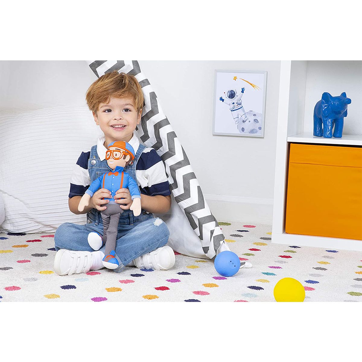 jaswar Blippi Feature Plush My Buddy W/Sfx 16"