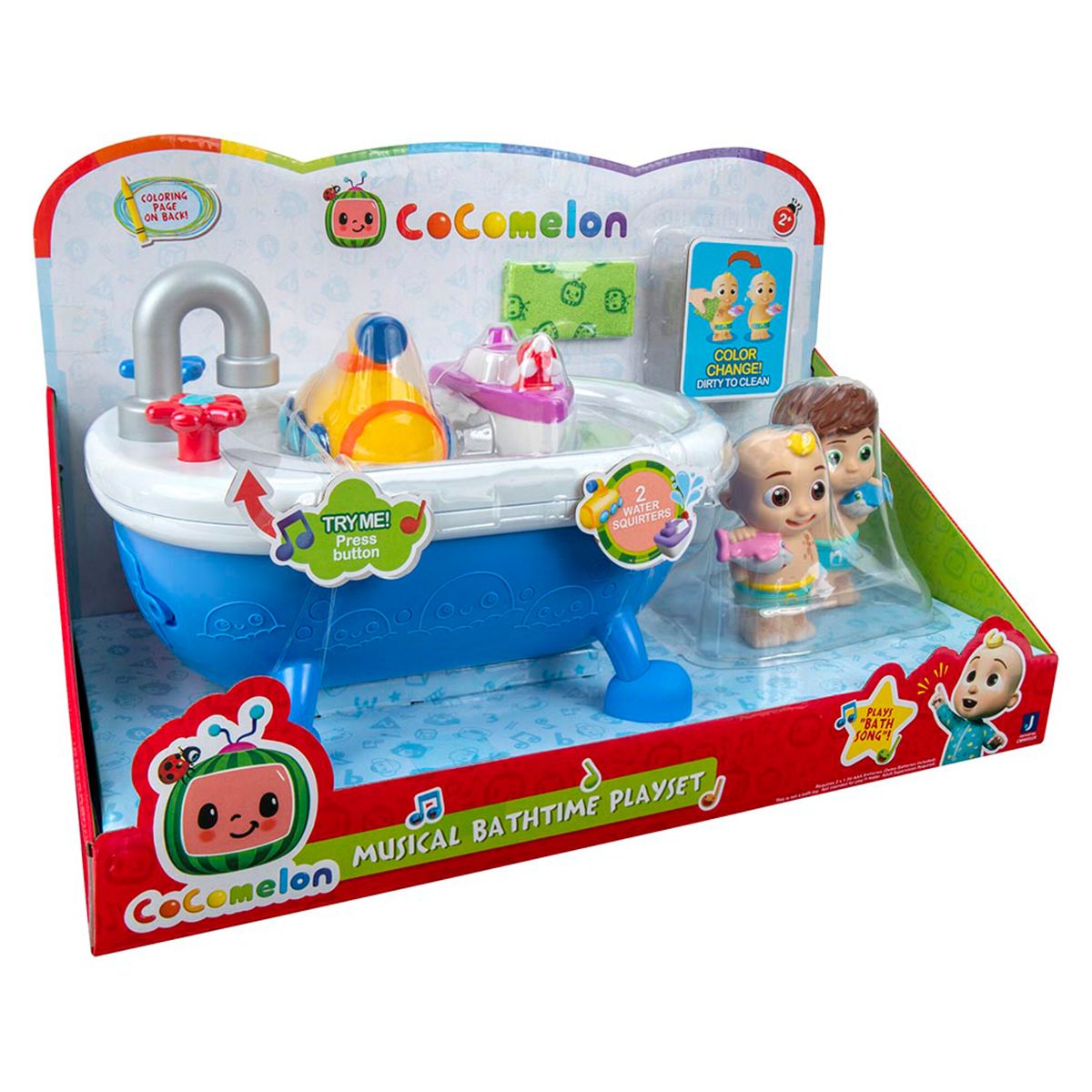 jaswar Cocomelon - Musical Bathtub Playset
