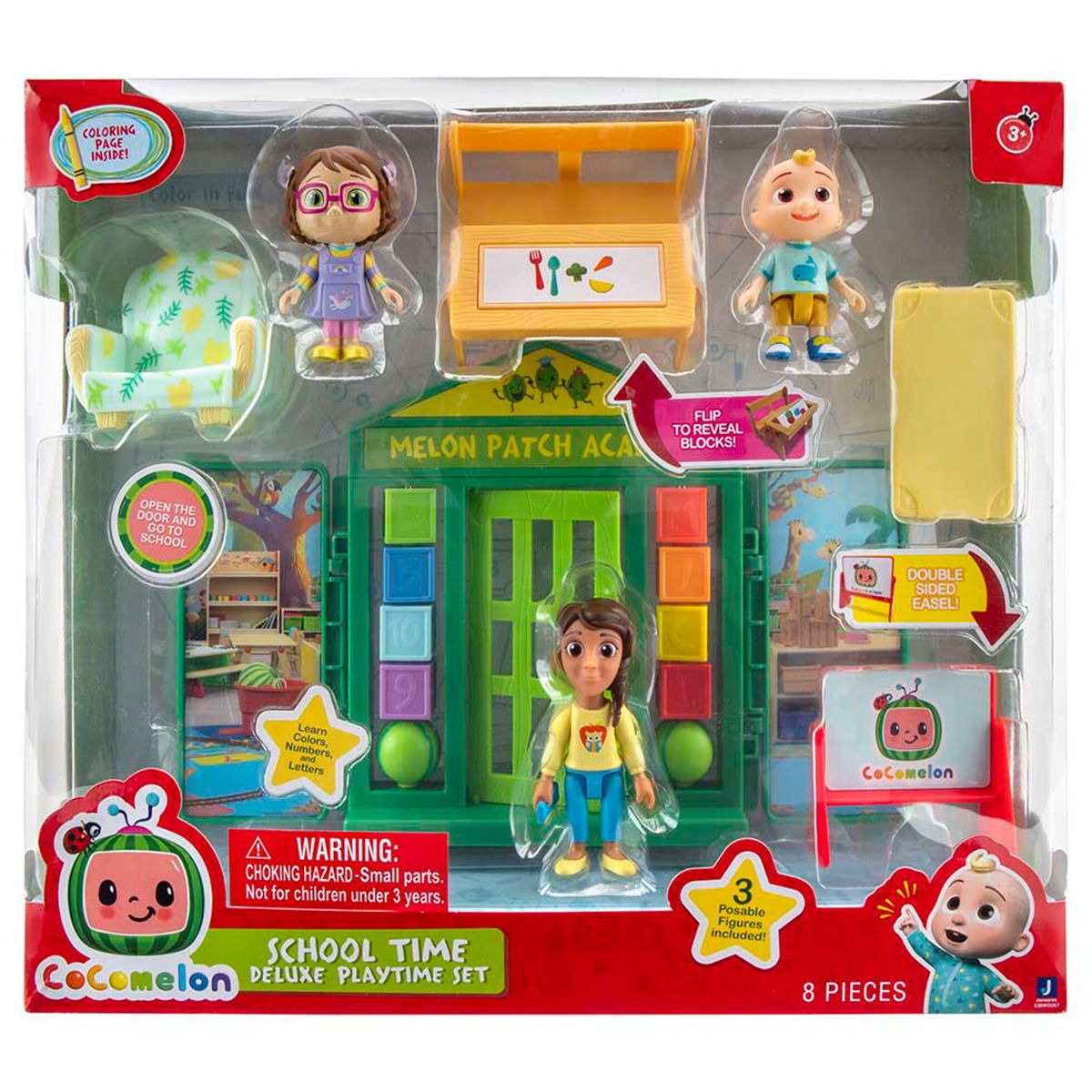 jaswar Cocomelon Deluxe Schooltime Playtime Set