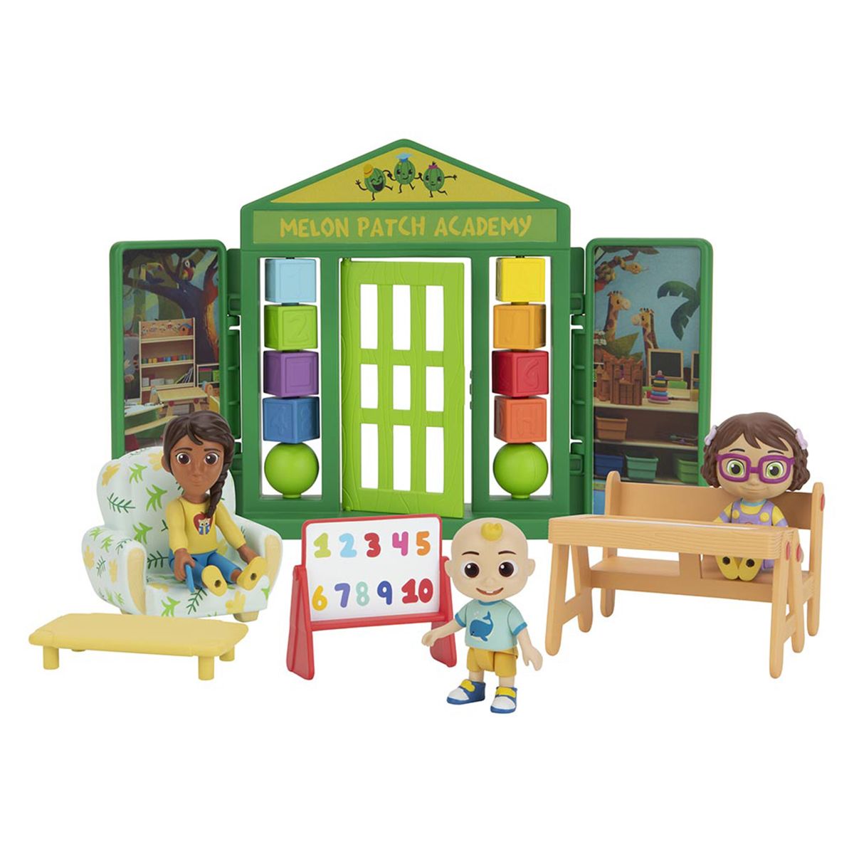 jaswar Cocomelon Deluxe Schooltime Playtime Set