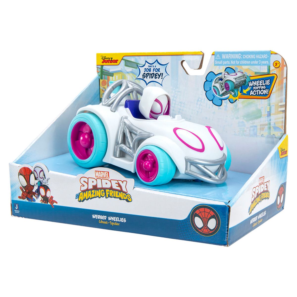 jaswar Spidey N Friends - Pull Back Vehicle - Assorted 1Pc