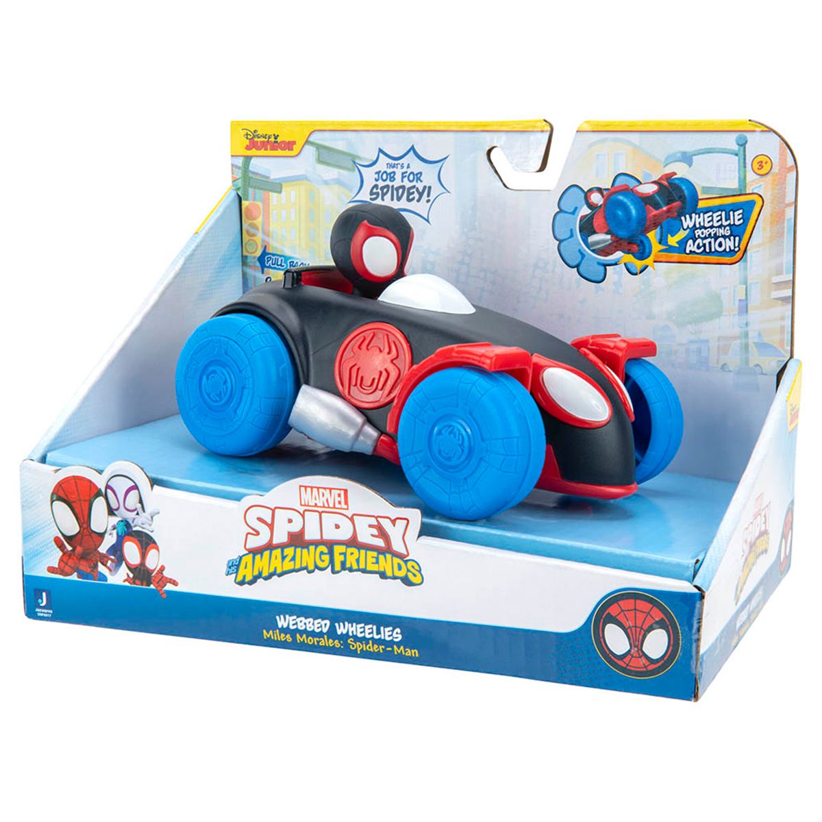 jaswar Spidey N Friends - Pull Back Vehicle - Assorted 1Pc