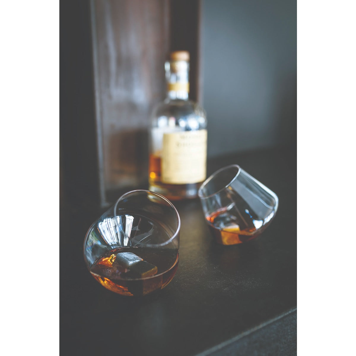Gentlmens Hardware Rocking Whisky Glasses x2