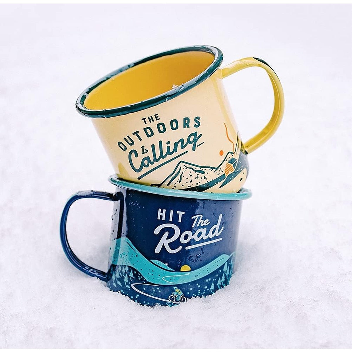 Gentlmens Hardware Enamel Mug - Outdoors is Calling 11 fl.oz / 325 ml